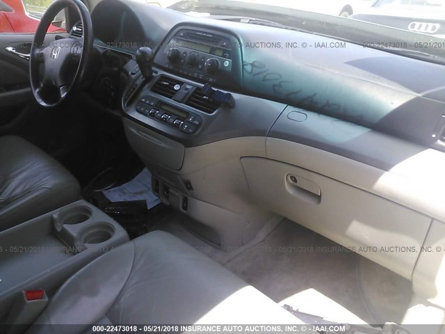 5FNRL38636B114383 - 2006 HONDA ODYSSEY EXL SILVER photo 5