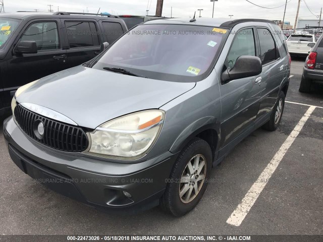 3G5DA03E14S588292 - 2004 BUICK RENDEZVOUS CX/CXL GRAY photo 2