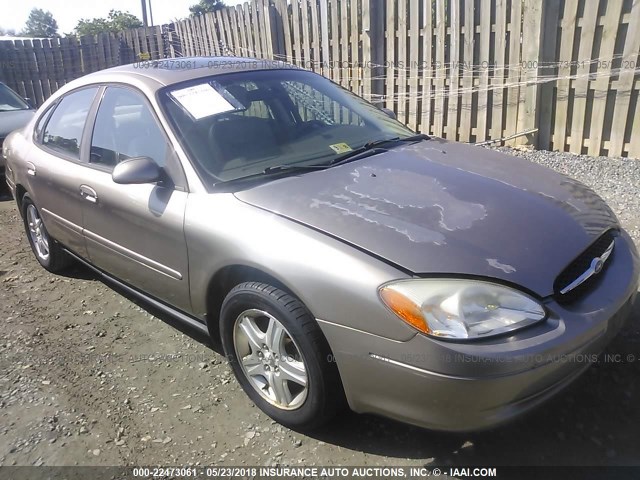 1FAHP56S52A202047 - 2002 FORD TAURUS SEL BEIGE photo 1