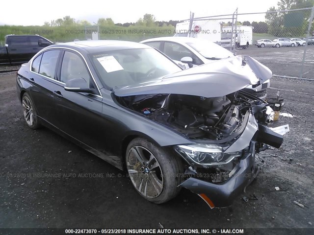 WBA8D9C55HK677545 - 2017 BMW 330 XI GRAY photo 1