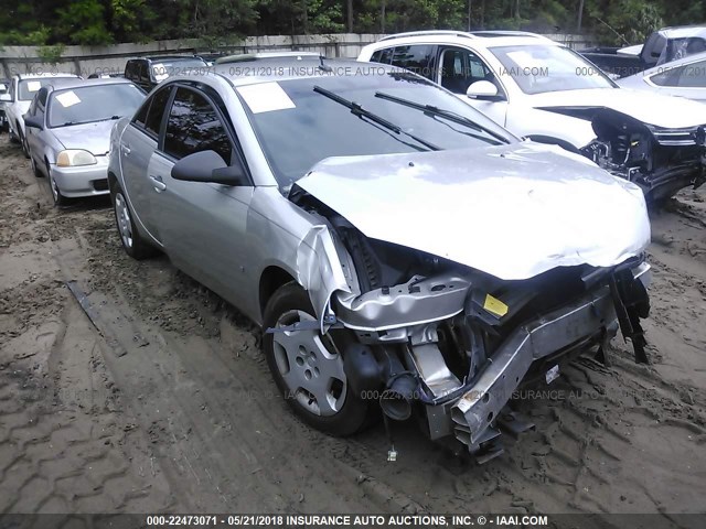 1G2ZF57B584160698 - 2008 PONTIAC G6 VALUE LEADER/BASE SILVER photo 1