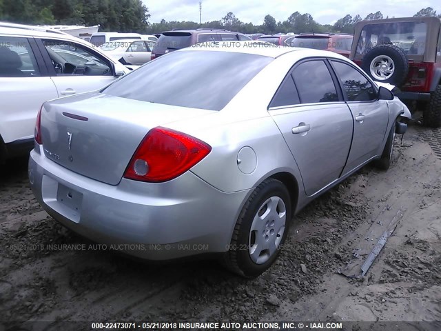 1G2ZF57B584160698 - 2008 PONTIAC G6 VALUE LEADER/BASE SILVER photo 4