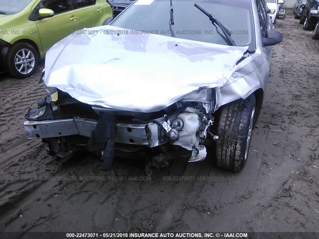 1G2ZF57B584160698 - 2008 PONTIAC G6 VALUE LEADER/BASE SILVER photo 6