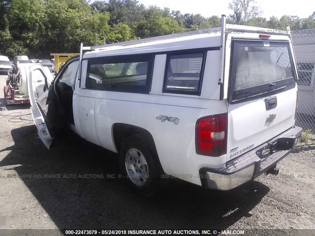 1GCPKPEA6AZ292463 - 2010 CHEVROLET SILVERADO K1500 WHITE photo 3