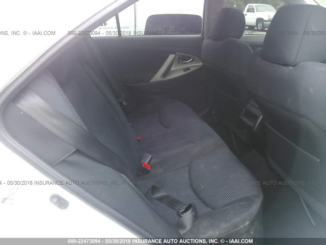4T1BF3EK8BU609377 - 2011 TOYOTA CAMRY SE/LE/XLE WHITE photo 8