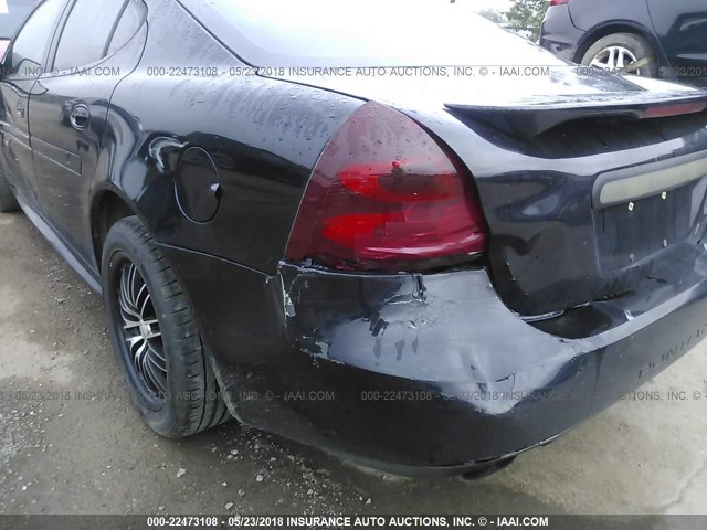 2G2WR524541344550 - 2004 PONTIAC GRAND PRIX GTP BLACK photo 6
