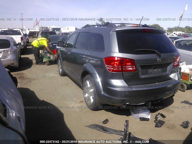 3D4GH57VX9T554865 - 2009 DODGE JOURNEY SXT SILVER photo 3