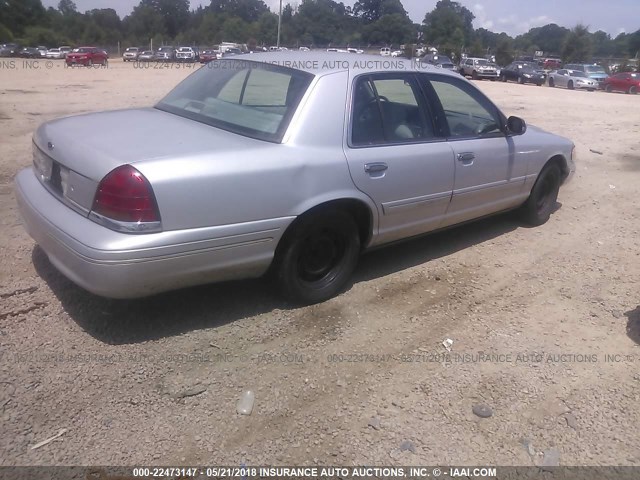 2FAFP73WXXX121375 - 1999 FORD CROWN VICTORIA  SILVER photo 4