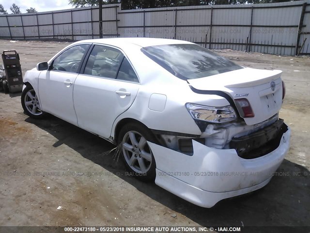 4T1BK46K29U587211 - 2009 TOYOTA CAMRY SE/LE/XLE 白色 照片 3