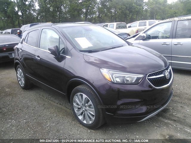 KL4CJASB0HB180010 - 2017 BUICK ENCORE PREFERRED Lila Foto 1
