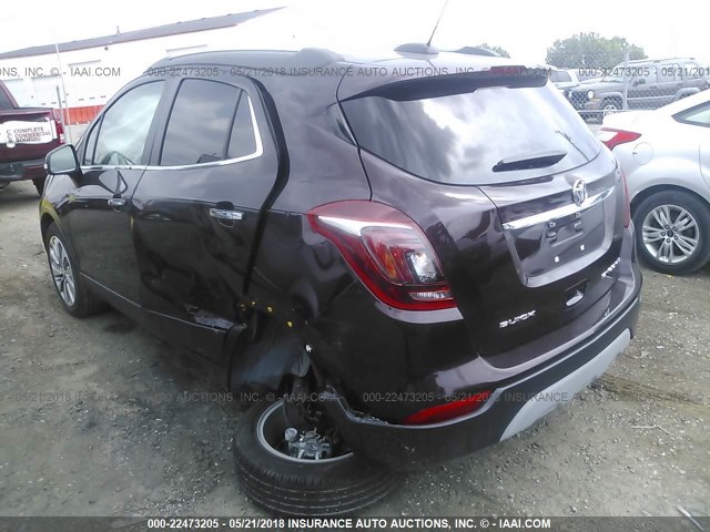 KL4CJASB0HB180010 - 2017 BUICK ENCORE PREFERRED Lila Foto 3