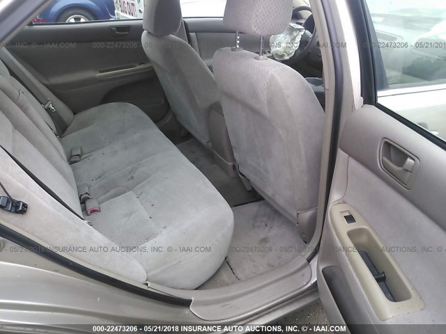 4T1BE32K93U667894 - 2003 TOYOTA CAMRY LE/XLE/SE BEIGE photo 8