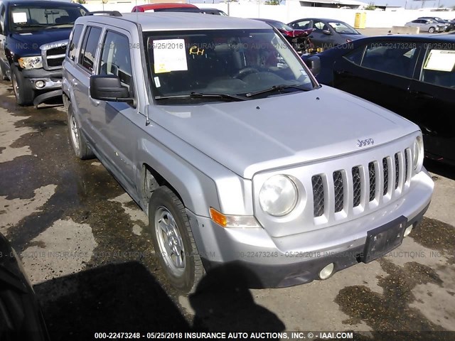 1J4NT1GB7BD230246 - 2011 JEEP PATRIOT SPORT SILVER photo 1