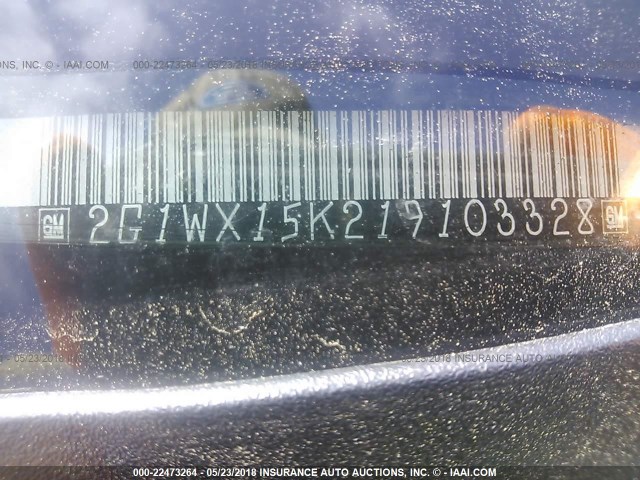 2G1WX15K219103328 - 2001 CHEVROLET MONTE CARLO SS წითელი ფოტო 9