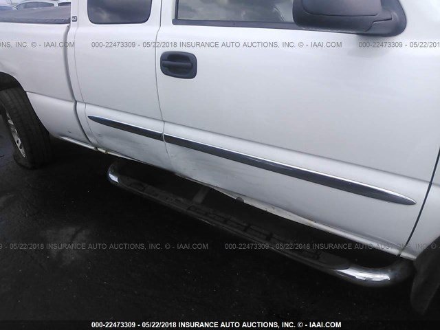 1GTEK19B37E192103 - 2007 GMC NEW SIERRA K1500 WHITE photo 6