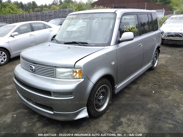 JTLKT334364074745 - 2006 TOYOTA SCION XB GRAY photo 2