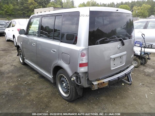 JTLKT334364074745 - 2006 TOYOTA SCION XB GRAY photo 3