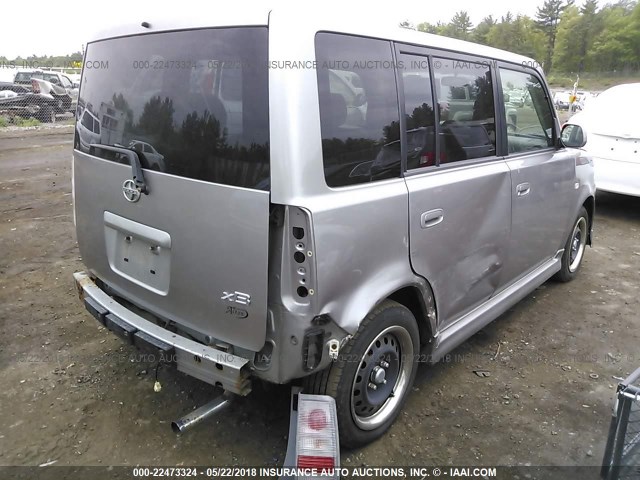 JTLKT334364074745 - 2006 TOYOTA SCION XB GRAY photo 6