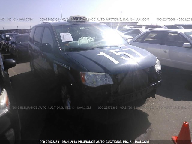 2C4RDGCG5DR688215 - 2013 DODGE GRAND CARAVAN SXT Dark Blue photo 1