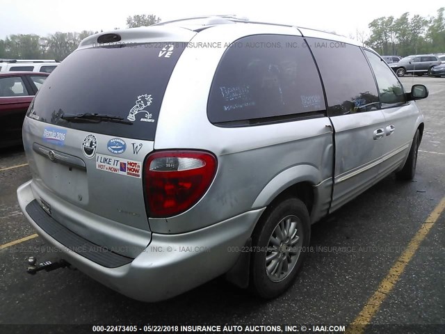 2C8GP64L73R141769 - 2003 CHRYSLER TOWN & COUNTRY LIMITED SILVER photo 4