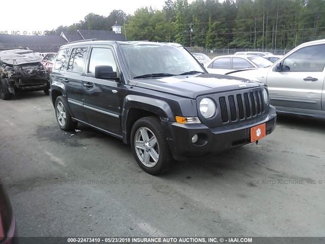 1J4NT1GB2AD666596 - 2010 JEEP PATRIOT SPORT GRAY photo 1