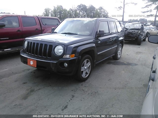 1J4NT1GB2AD666596 - 2010 JEEP PATRIOT SPORT GRAY photo 2