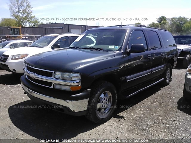 3GNFK16Z33G295392 - 2003 CHEVROLET SUBURBAN K1500 GRAY photo 2