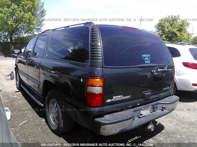 3GNFK16Z33G295392 - 2003 CHEVROLET SUBURBAN K1500 GRAY photo 3