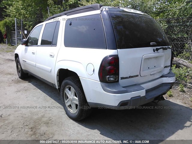 1GNET16S036130834 - 2003 CHEVROLET TRAILBLAZER EXT WHITE photo 3