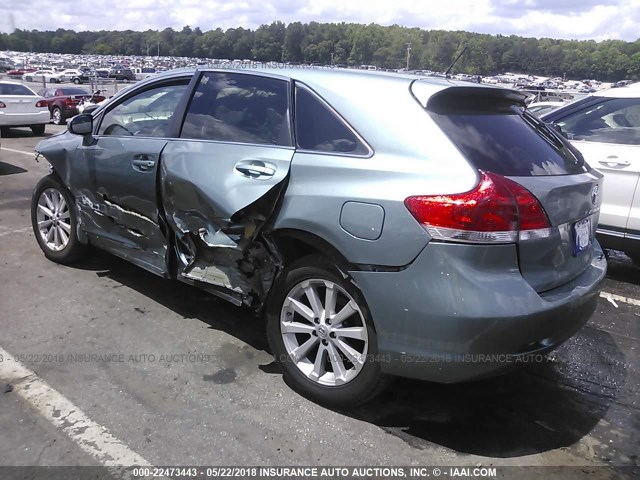 4T3ZE11A39U001710 - 2009 TOYOTA VENZA GREEN photo 3