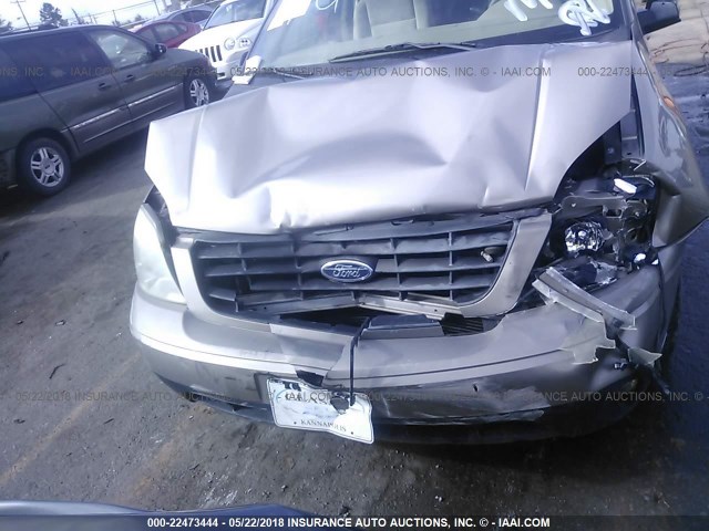 2FMZA57635BA13774 - 2005 FORD FREESTAR SES GOLD photo 6