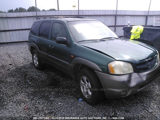 4F2CU08111KM21326 - 2001 MAZDA TRIBUTE LX/ES GREEN photo 1