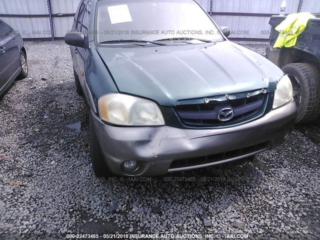 4F2CU08111KM21326 - 2001 MAZDA TRIBUTE LX/ES მწვანე ფოტო 6