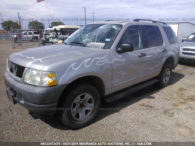 1FMZU62K33UA14674 - 2003 FORD EXPLORER XLS/XLS SPORT SILVER photo 2