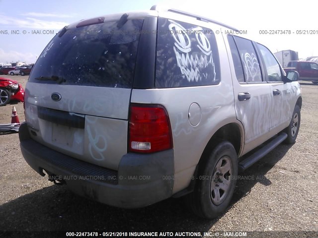 1FMZU62K33UA14674 - 2003 FORD EXPLORER XLS/XLS SPORT SILVER photo 4