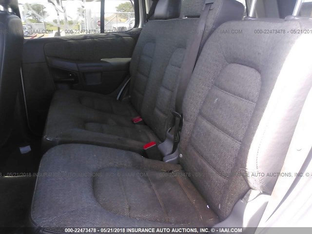 1FMZU62K33UA14674 - 2003 FORD EXPLORER XLS/XLS SPORT SILVER photo 8