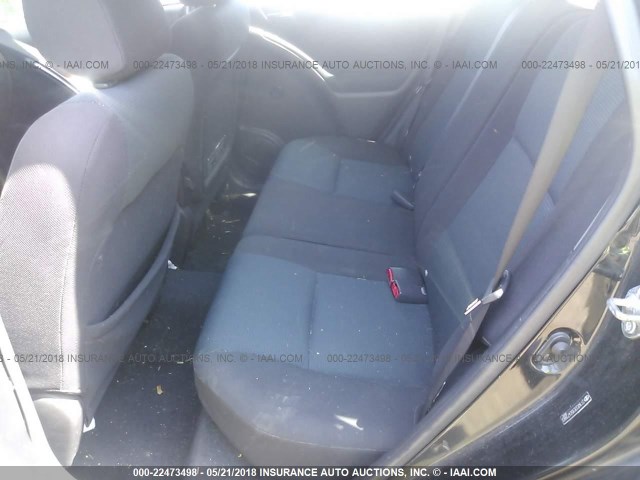 2T1KR32E95C473983 - 2005 TOYOTA COROLLA MATRIX XR BLACK photo 8