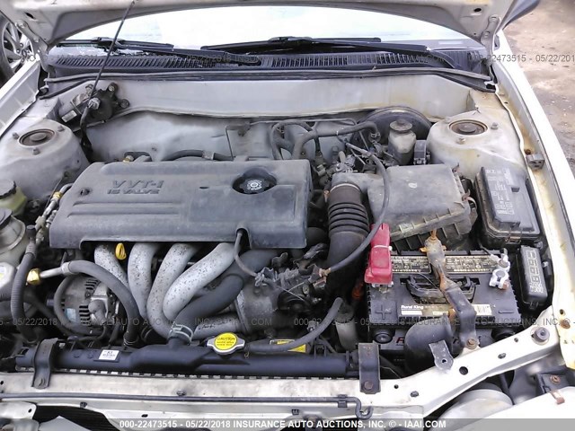 1Y1SK52892Z423382 - 2002 CHEVROLET GEO PRIZM LSI SILVER photo 10