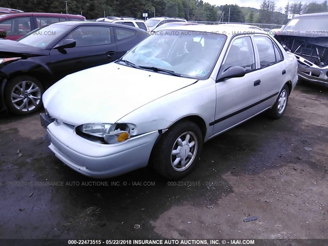 1Y1SK52892Z423382 - 2002 CHEVROLET GEO PRIZM LSI SILVER photo 2