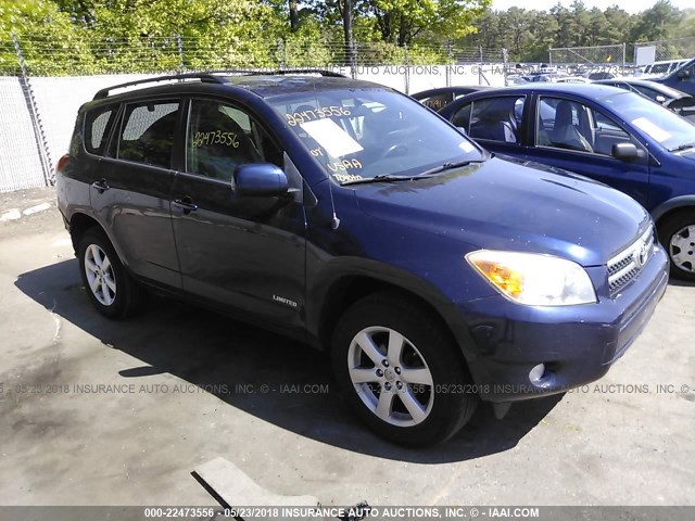 JTMBD31VX75054220 - 2007 TOYOTA RAV4 LIMITED BLUE photo 1