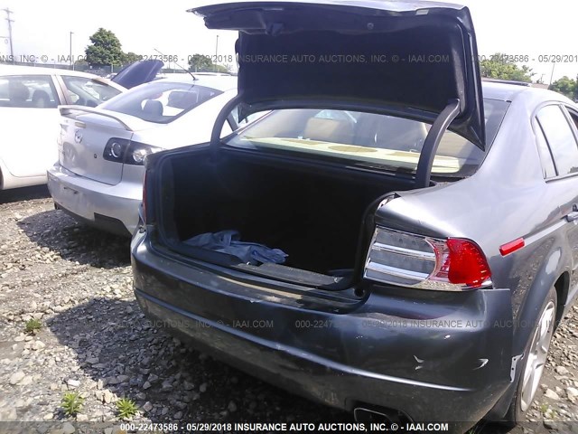 19UUA66254A038819 - 2004 ACURA TL GRAY photo 6