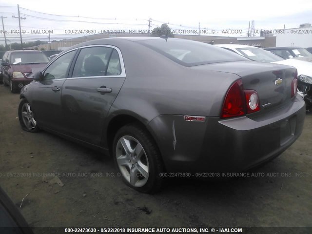 1G1ZB5E12BF101713 - 2011 CHEVROLET MALIBU LS Qəhvəyi foto 3
