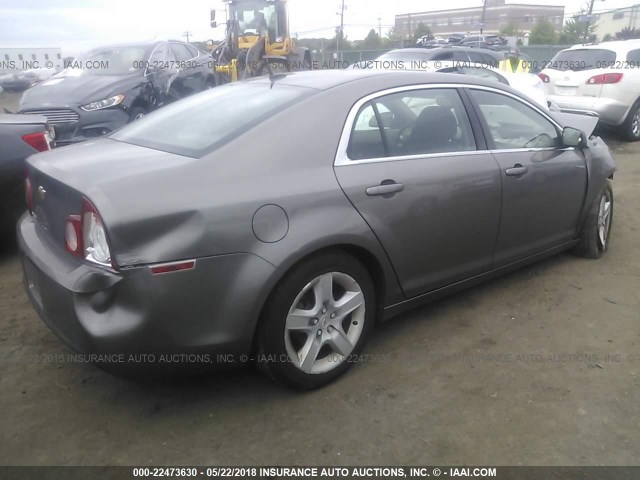 1G1ZB5E12BF101713 - 2011 CHEVROLET MALIBU LS Qəhvəyi foto 4