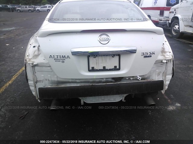 1N4BL2AP5AN512791 - 2010 NISSAN ALTIMA SR WHITE photo 6