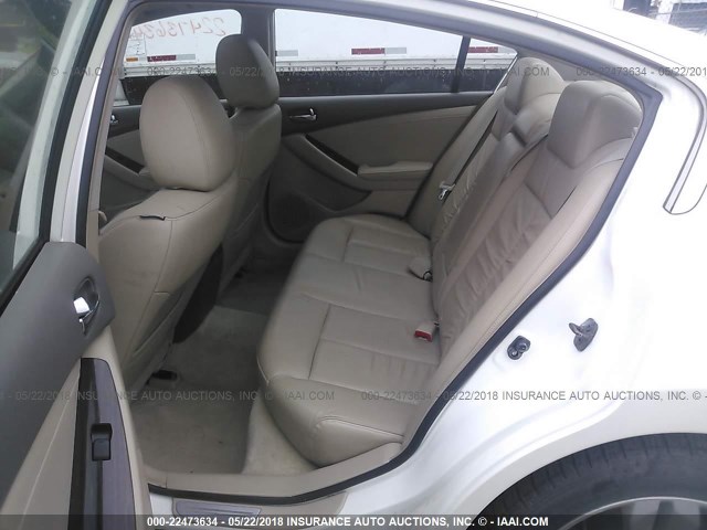 1N4BL2AP5AN512791 - 2010 NISSAN ALTIMA SR WHITE photo 8