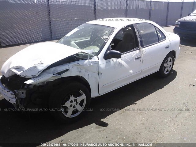 1G1JF52F237137916 - 2003 CHEVROLET CAVALIER LS WHITE photo 2