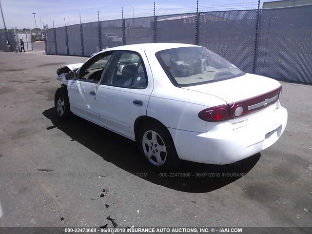 1G1JF52F237137916 - 2003 CHEVROLET CAVALIER LS 白色 照片 3