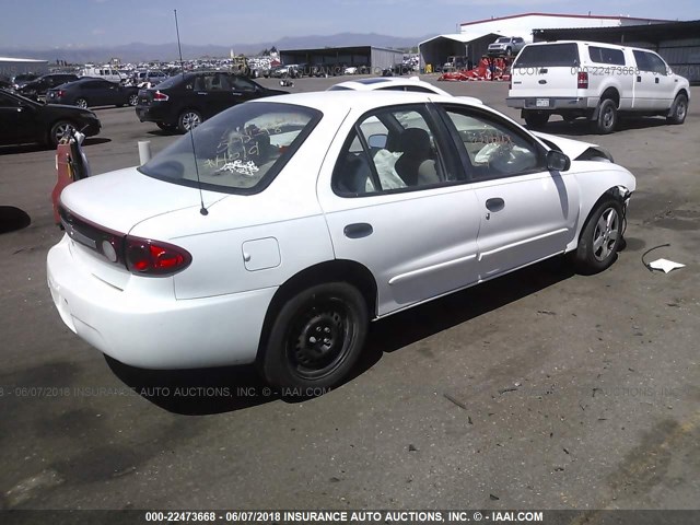 1G1JF52F237137916 - 2003 CHEVROLET CAVALIER LS WHITE photo 4