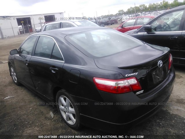 4T1BE46K39U394993 - 2009 TOYOTA CAMRY SE/LE/XLE Қара фото 3