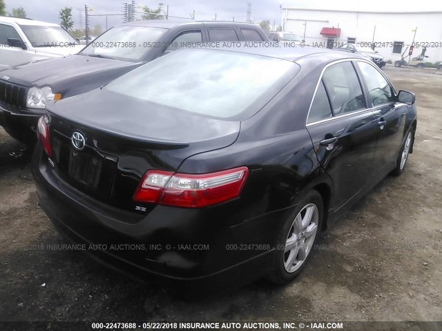 4T1BE46K39U394993 - 2009 TOYOTA CAMRY SE/LE/XLE Қара фото 4